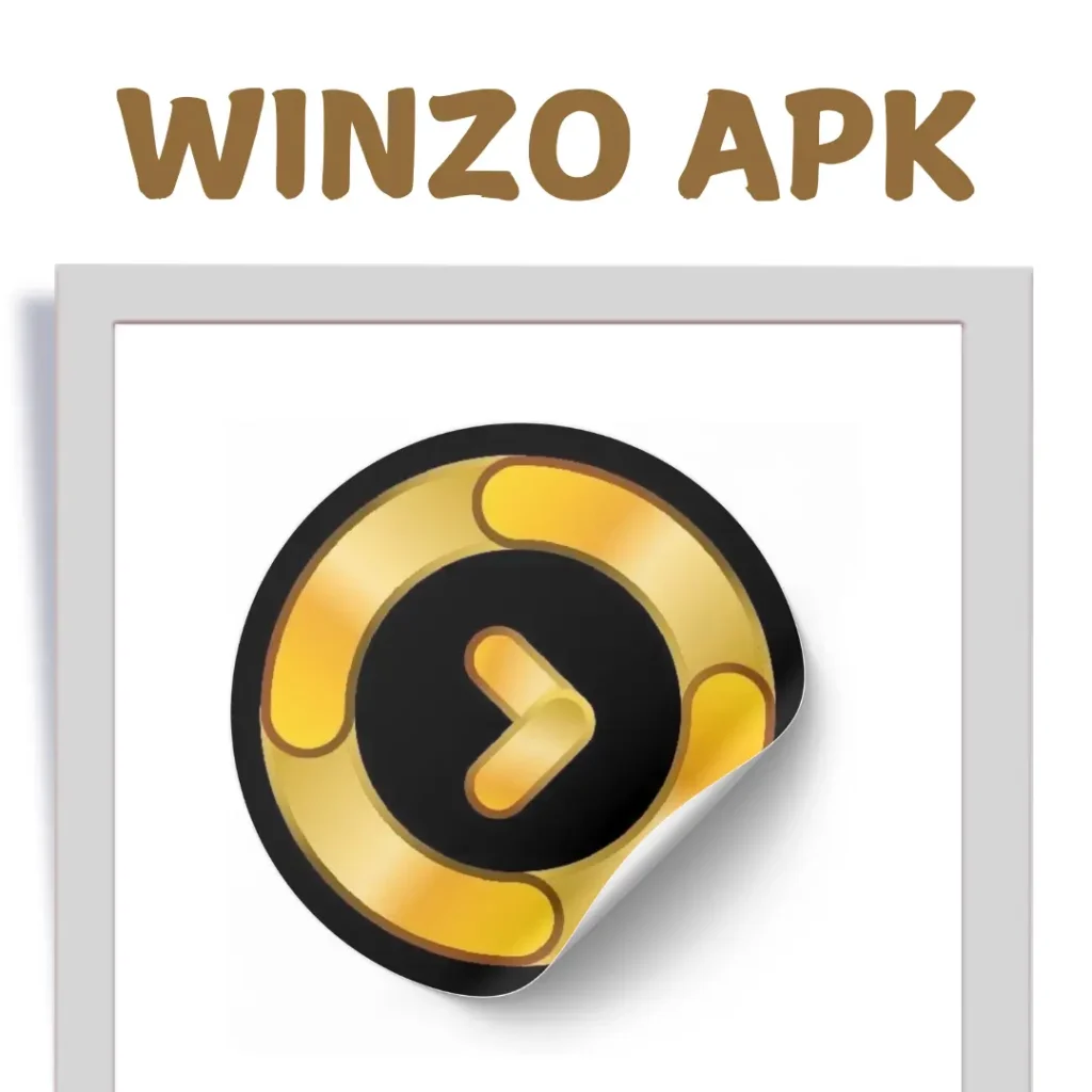 WINZO Game Logo in Square Shape Design